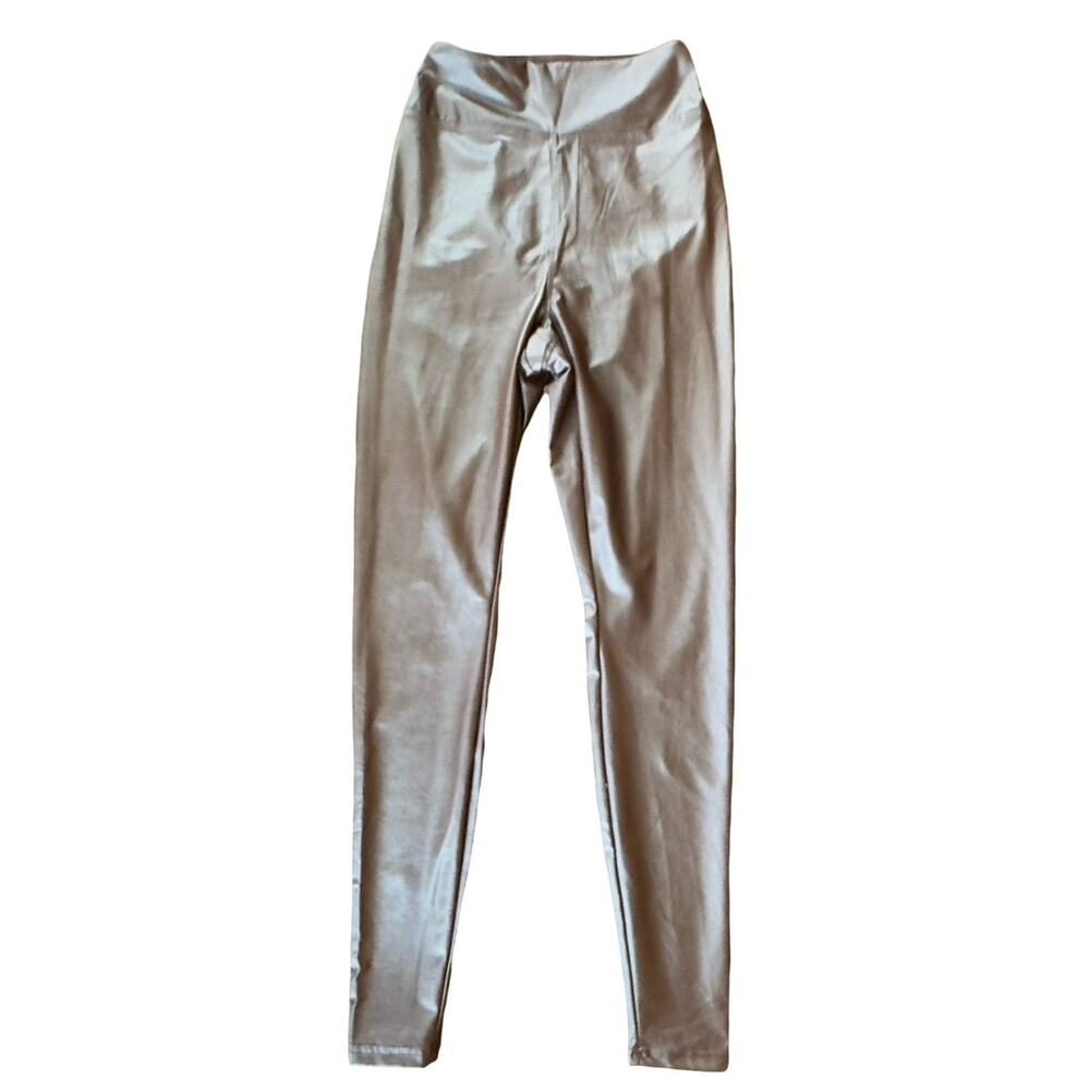 Offline By Aerie NWT Faux Leather Leggings Womens Small High Rise Stretch